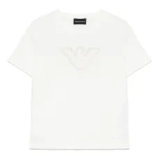 Футболка с цветочной вышивкой