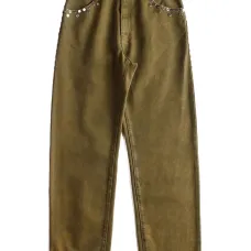 Джинсы с заклепками