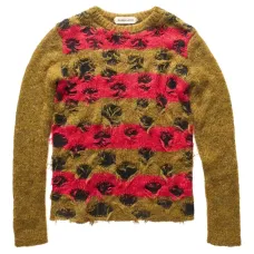 двухслойный свитер вязки интарсия