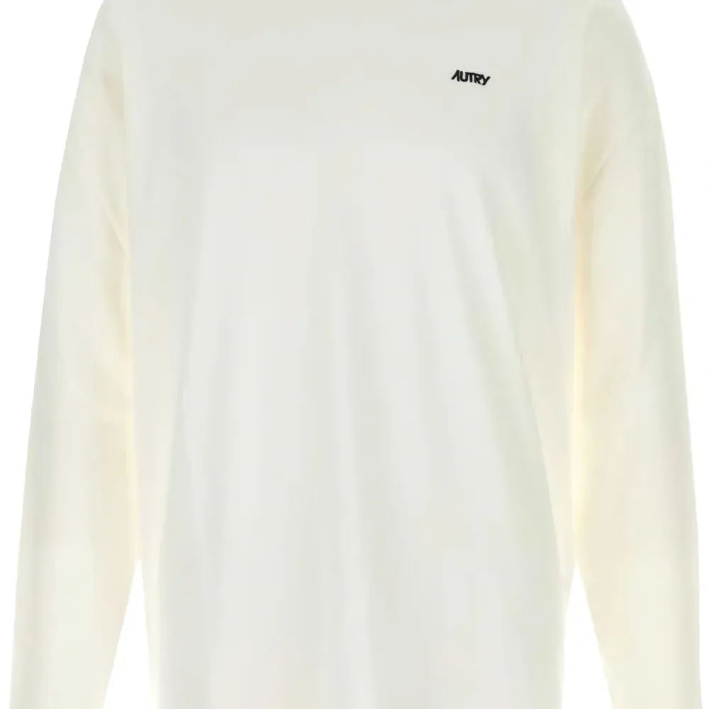 Футболка с длинными рукавами и вышитым логотипом