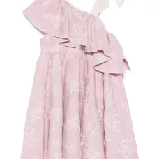 Платье с цветочной вышивкой