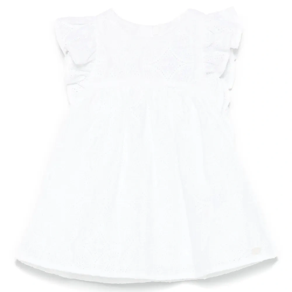 Платье с английской вышивкой