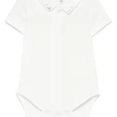 Боди с вышитым логотипом