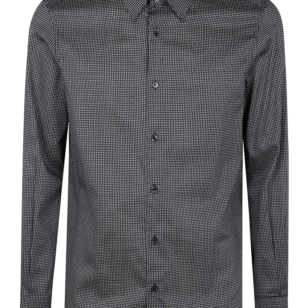 Рубашка с геометричным узором