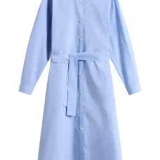Платье-рубашка с поясом Платье-рубашка с поясом