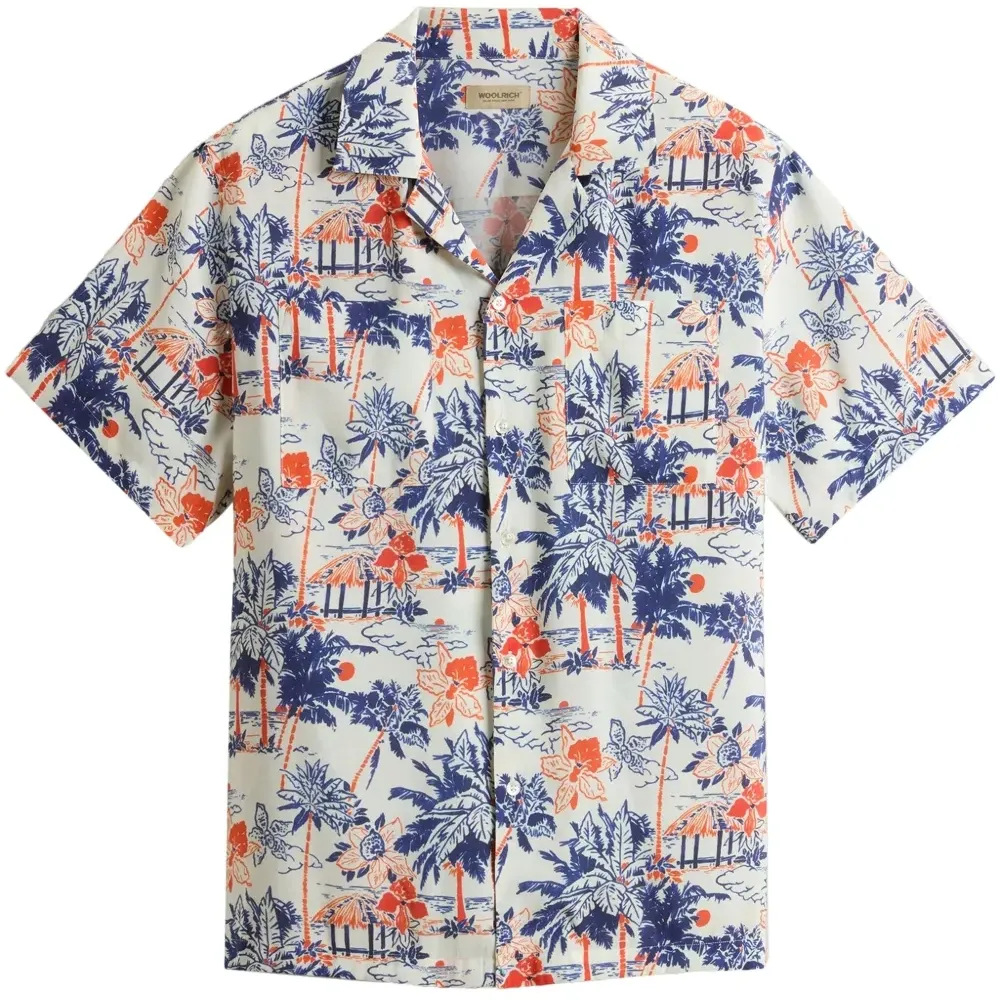 Рубашка с графичным принтом