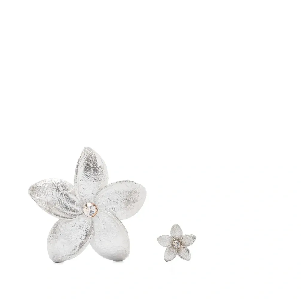 Серьги в виде цветов