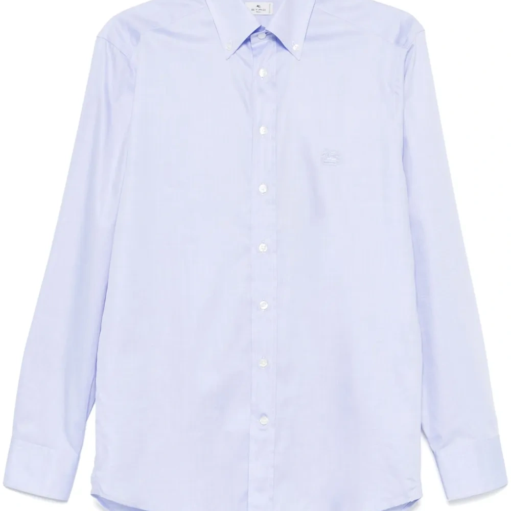 Рубашка с вышитым логотипом