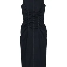 Джинсовое платье миди Джинсовое платье миди