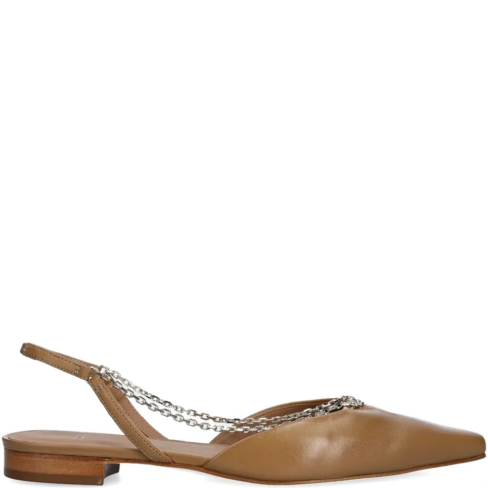 Кожаные балетки