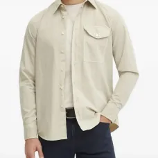 Сорочка с карманом на пуговице