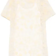 Платье мини с цветочной вышивкой