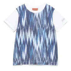 Футболка с узором зигзаг