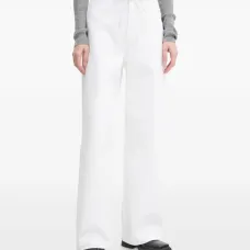 Прямые джинсы с кулиской Прямые джинсы с кулиской