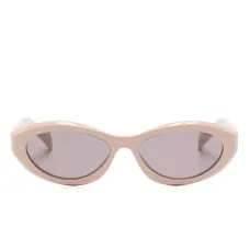 солнцезащитные очки в овальной оправе