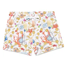 Плавки-шорты с принтом