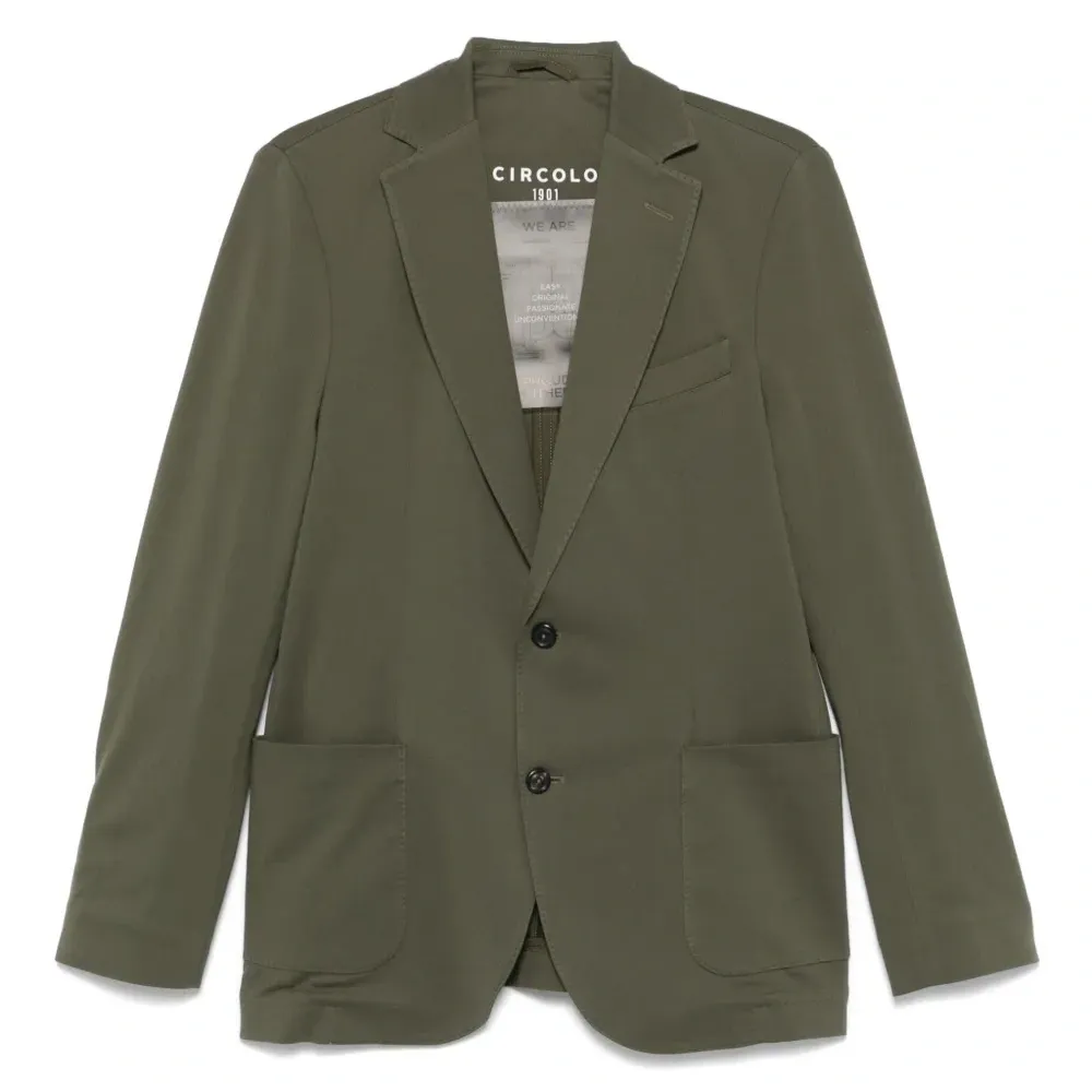 Пиджак из ткани пике