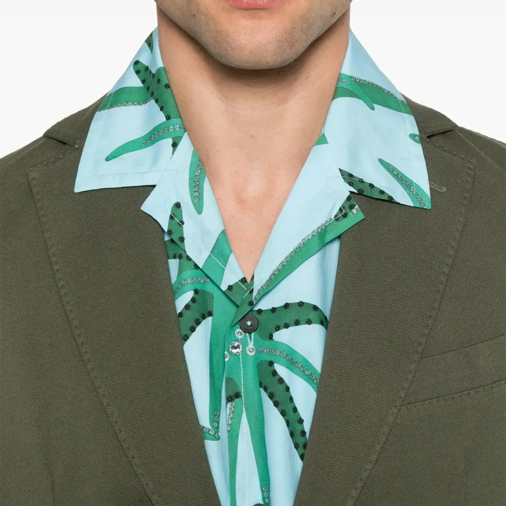 Пиджак из ткани пике