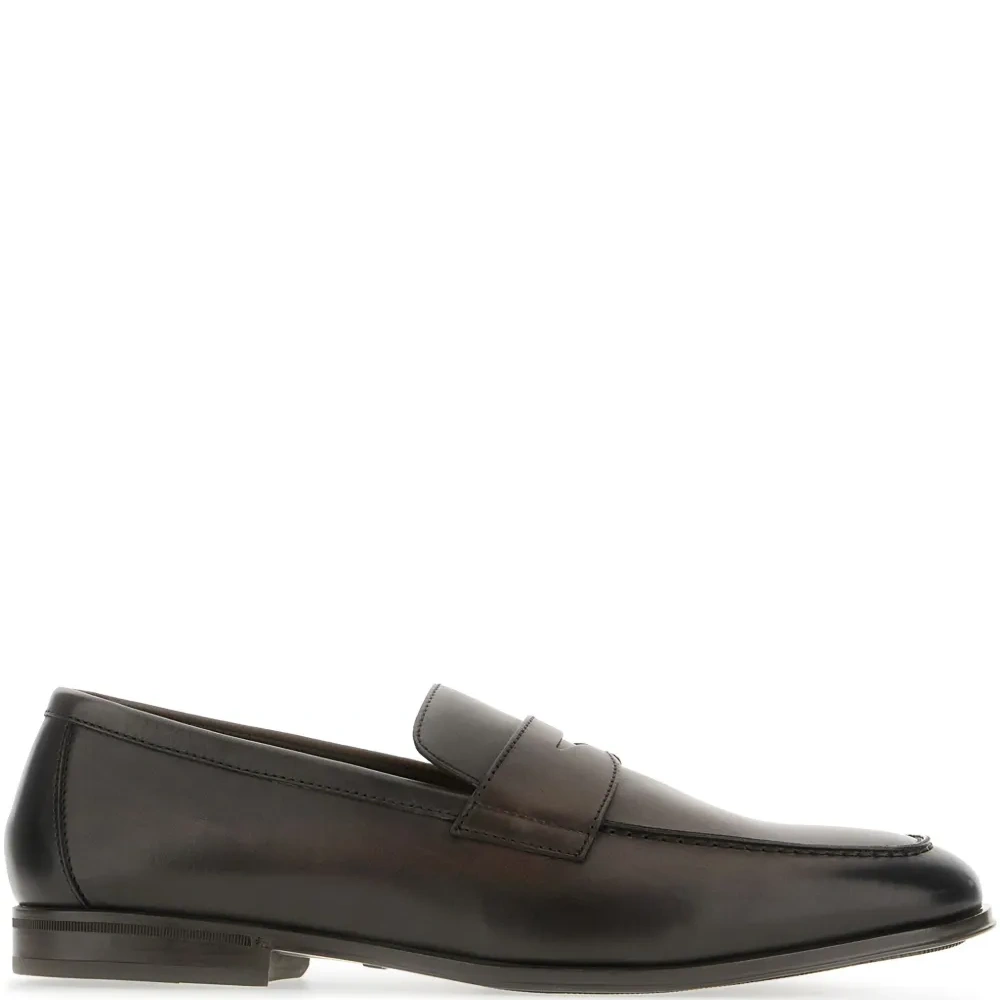 Кожаные лоферы