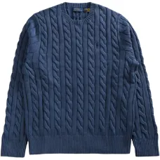 Cable-knit jumper