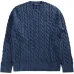 Cable-knit jumper