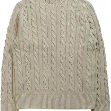 Cable-knit jumper