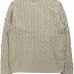Cable-knit jumper