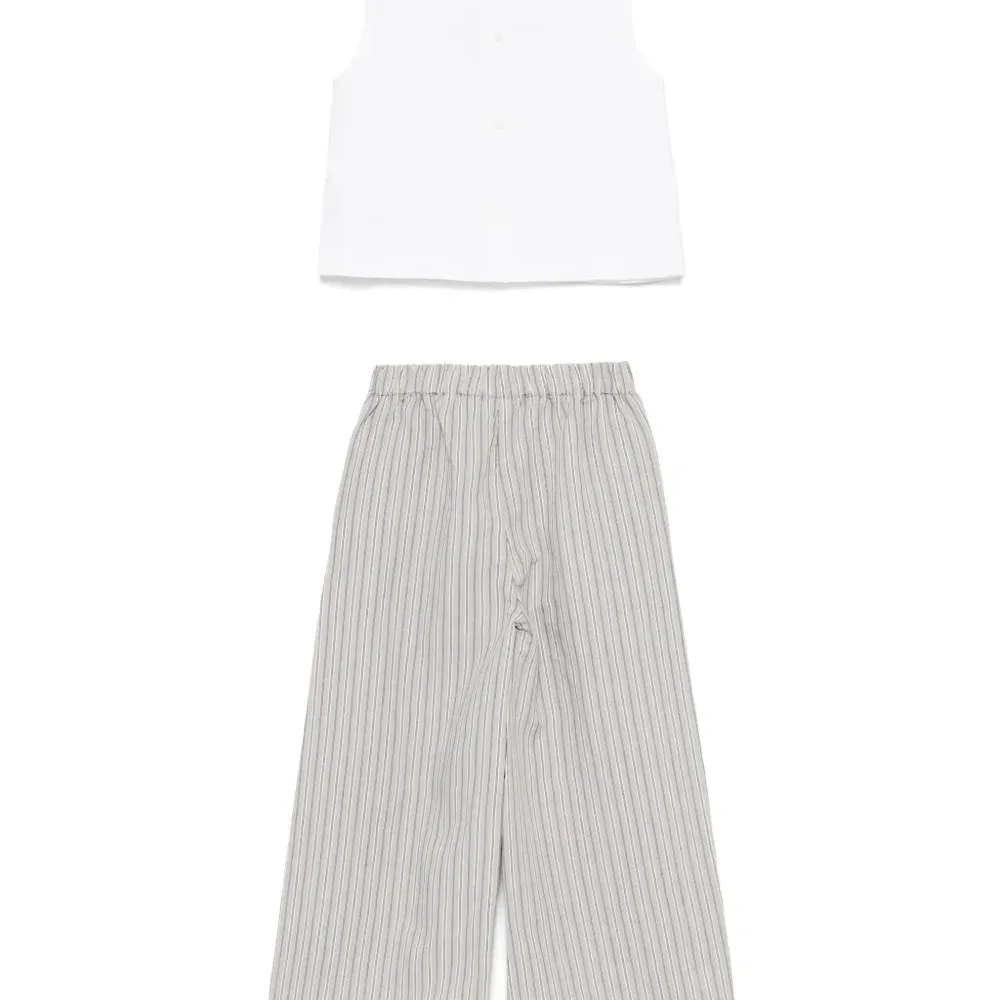 Комплект из полосатой рубашки и брюк