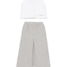 Комплект из полосатой рубашки и брюк