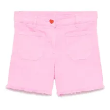 Джинсовые шорты с бахромой