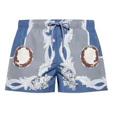 Плавки-шорты с принтом Barocco