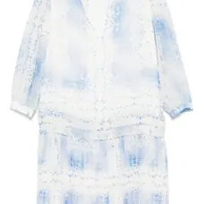 Платье миди с цветочным принтом