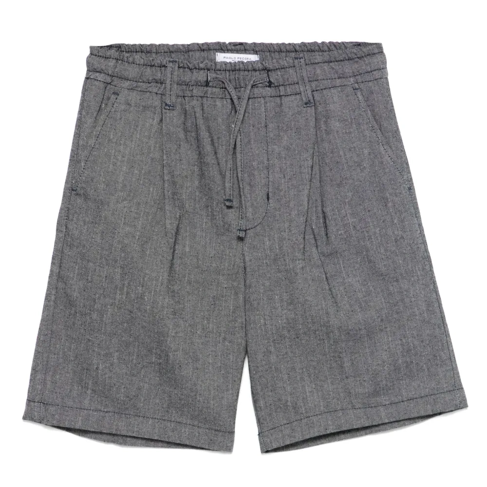 Шорты-бермуды с кулиской