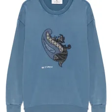 Толстовка с узором пейсли