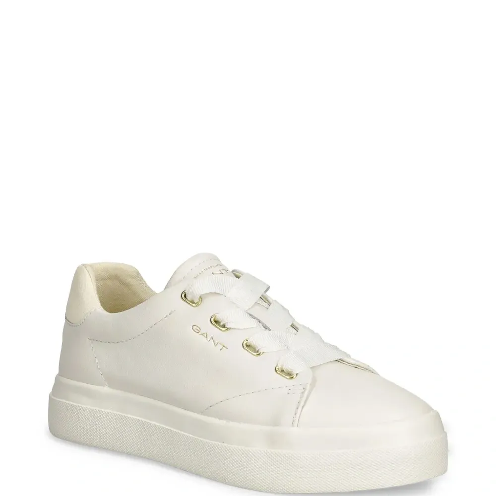 Кожаные кроссовки