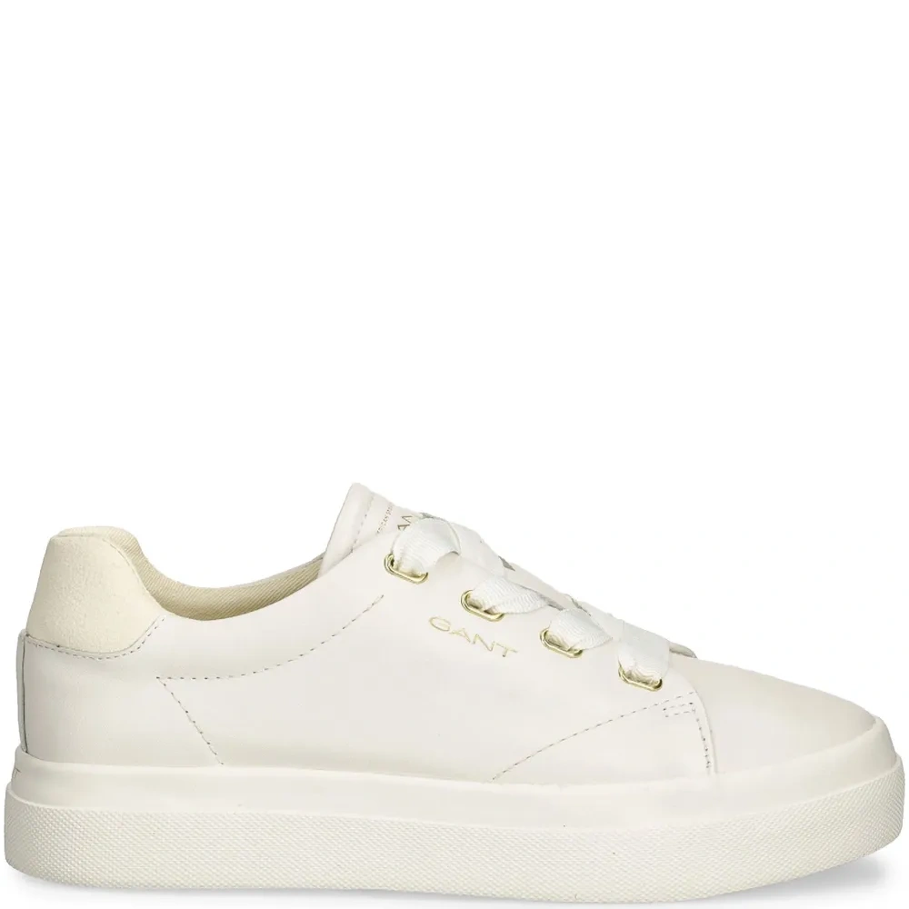 Кожаные кроссовки