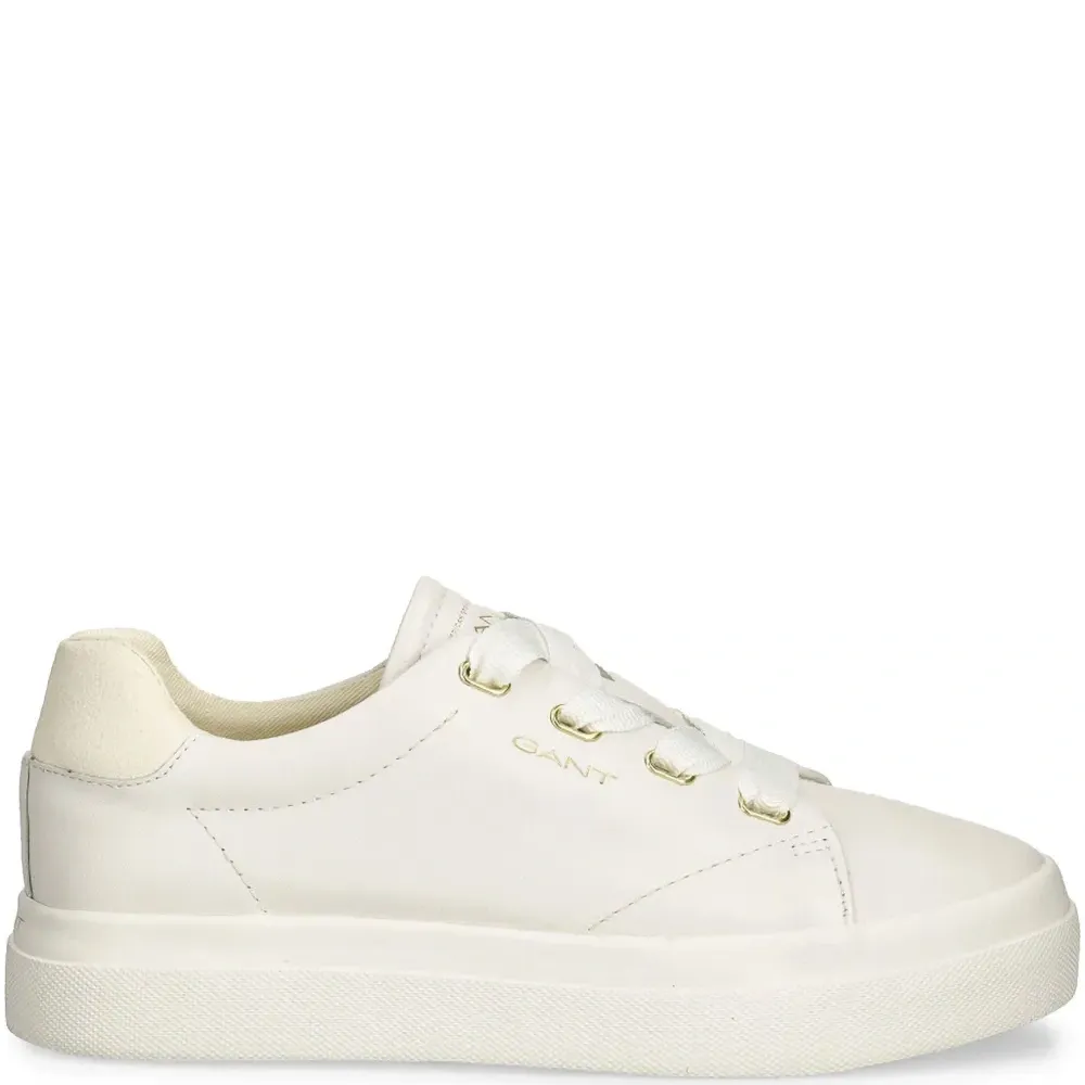 Кожаные кроссовки