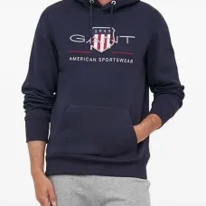 Худи с вышитым логотипом