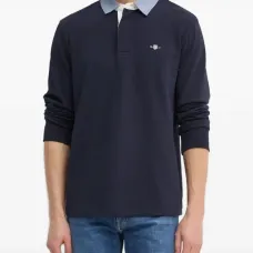 Рубашка поло с длинными рукавами