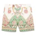 Шорты с узором пейсли
