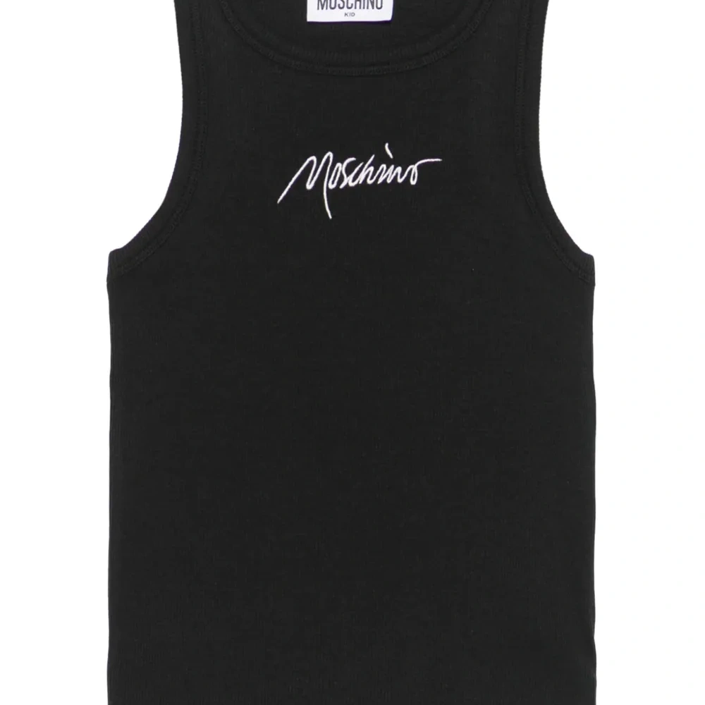 Топ с вышитым логотипом