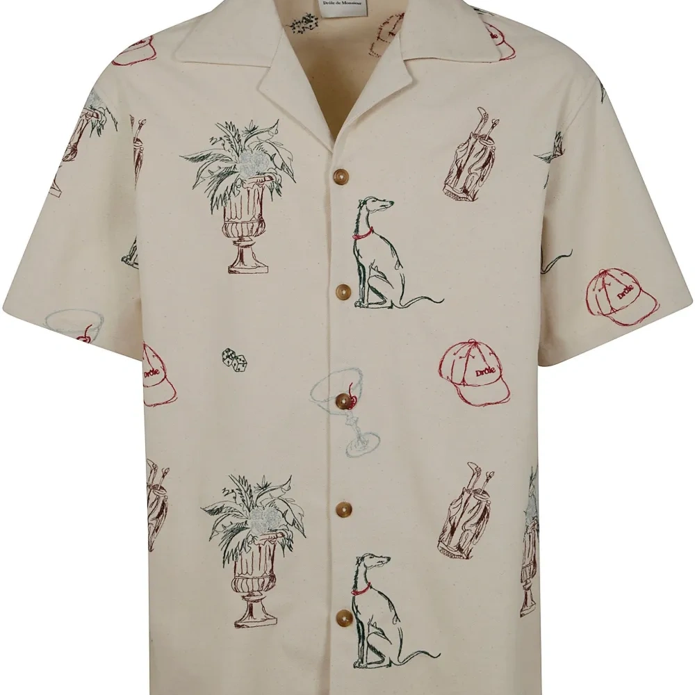 Рубашка с принтом