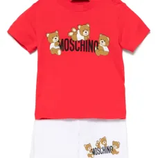 Комплект из футболки и шортов с логотипом Комплект из футболки и шортов с логотипом