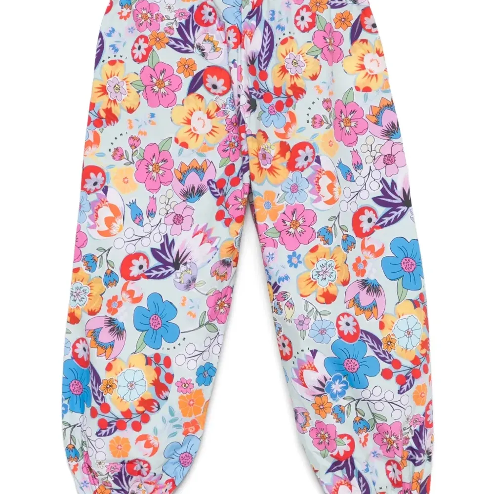 Брюки с цветочным принтом