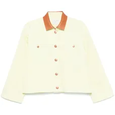 Куртка с контрастными вставками