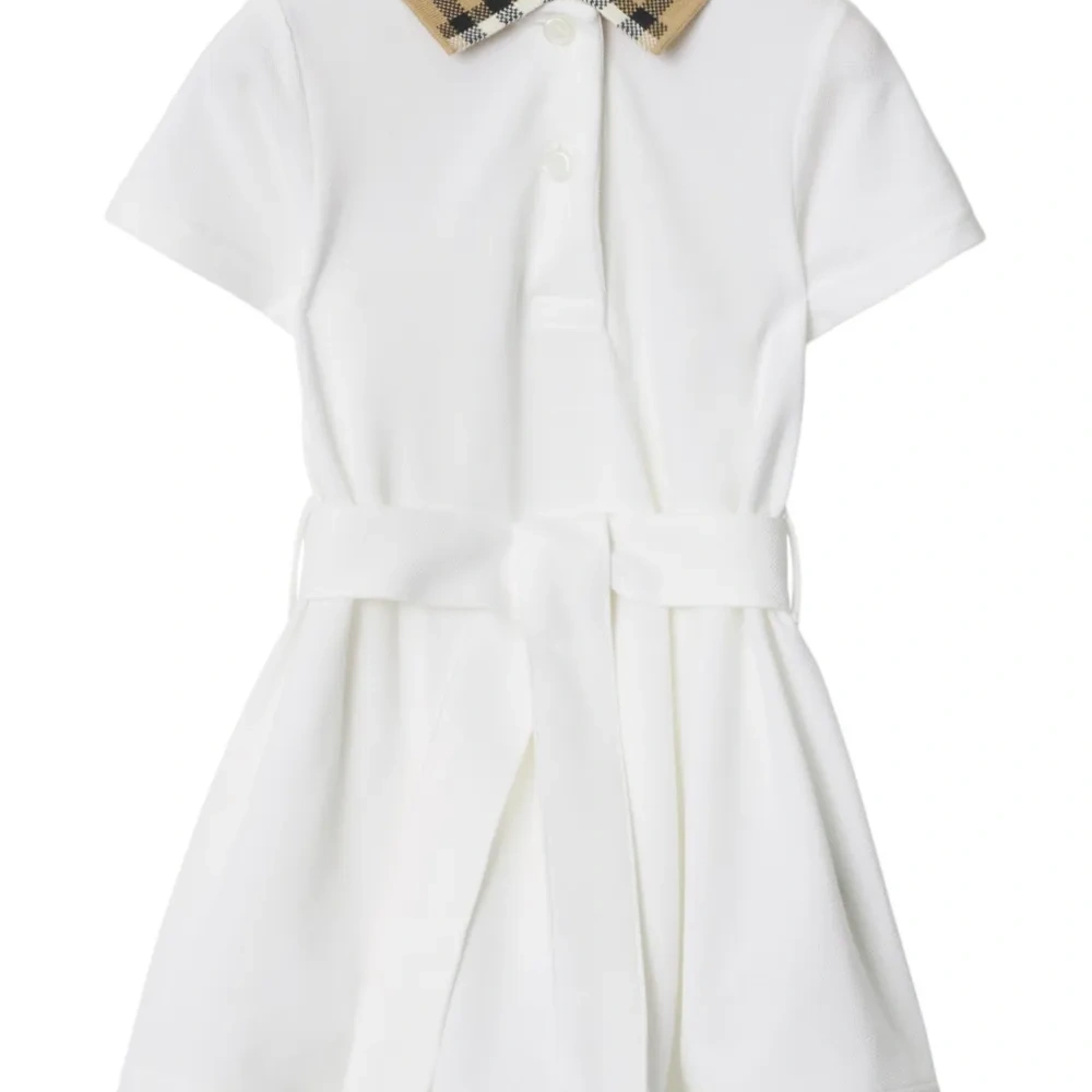 Платье с воротником поло