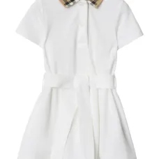 Платье с воротником поло