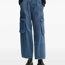 Брюки с накладными карманами Брюки с накладными карманами