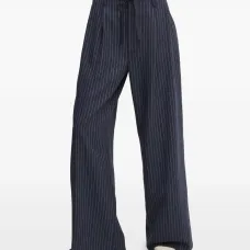 Полосатые брюки с завязками