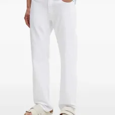 Джинсы из лоскутного денима